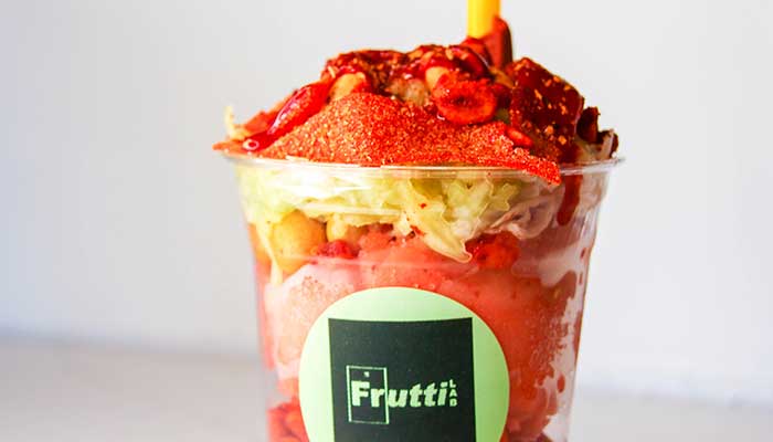 Try our sweet chamoyada at Frutti Labs in Kyle TX.